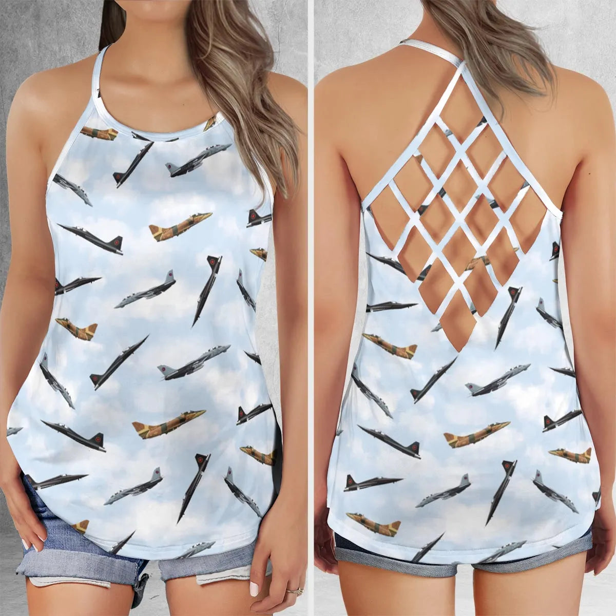 Criss Cross Tank Top - CJYS4QV7
