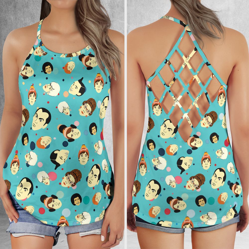 Criss Cross Tank Top - M5BUUW8B -  - 1