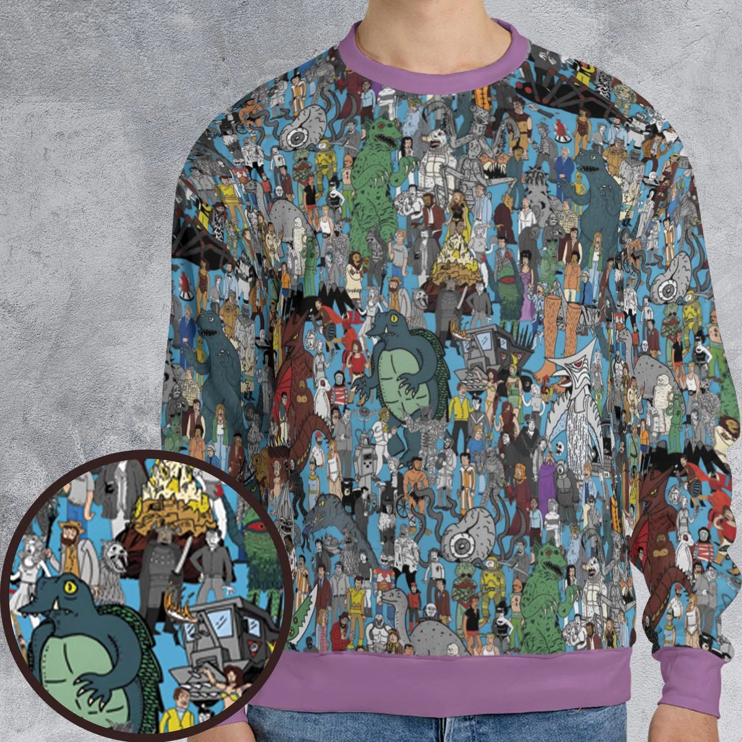 All-over Print Sweatshirt - 4G2YD4A5