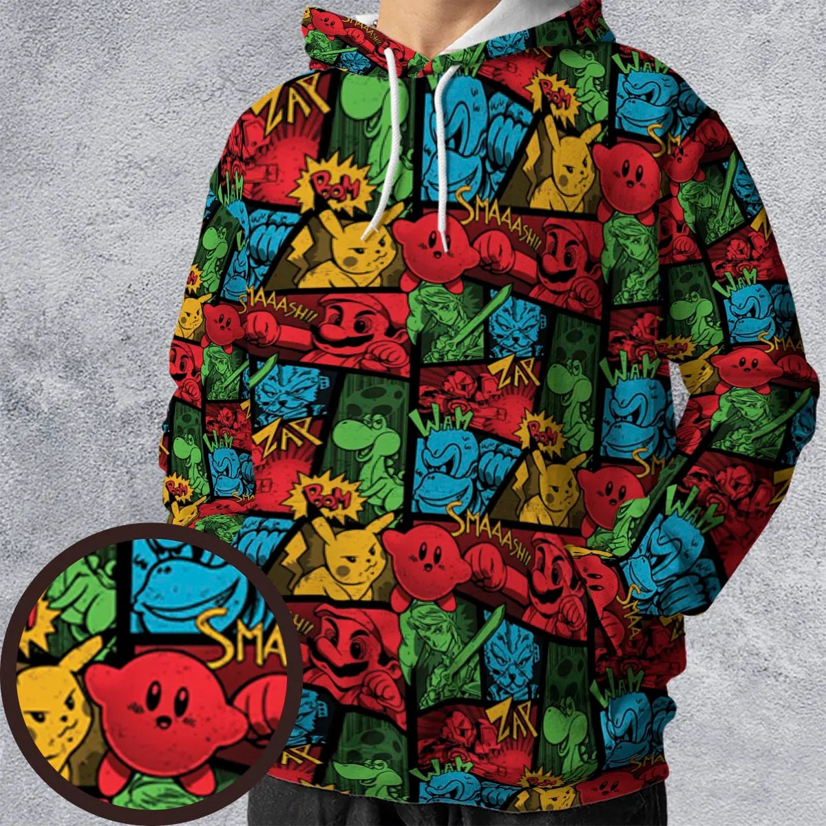 All-over Print Hoodie - 2KM6UTDG