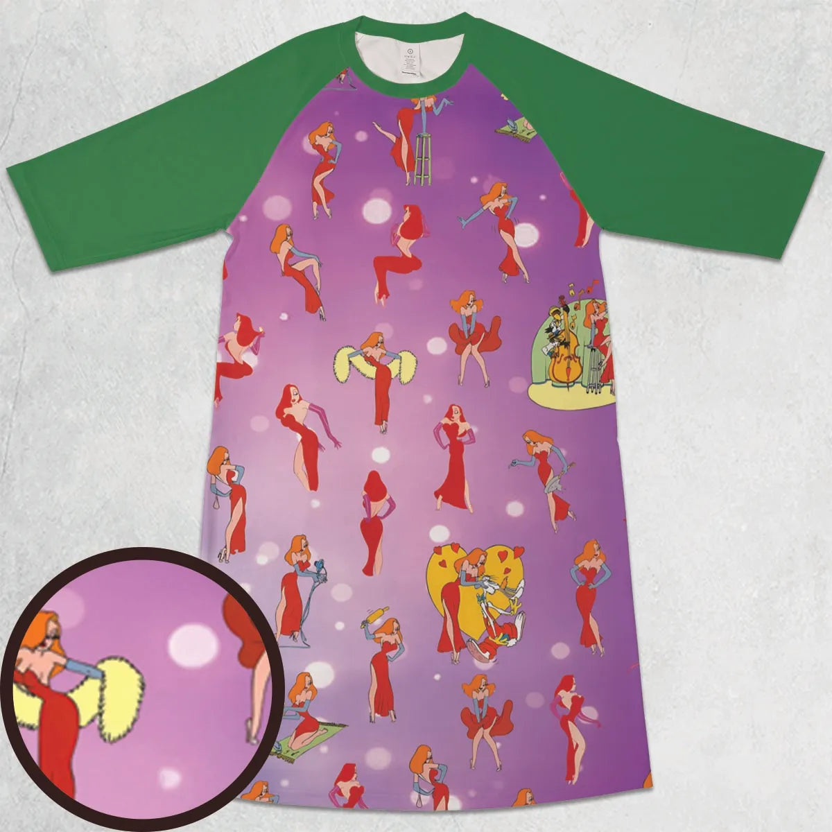 3/4 Sleeve Raglan Dress - 19G1RCL3