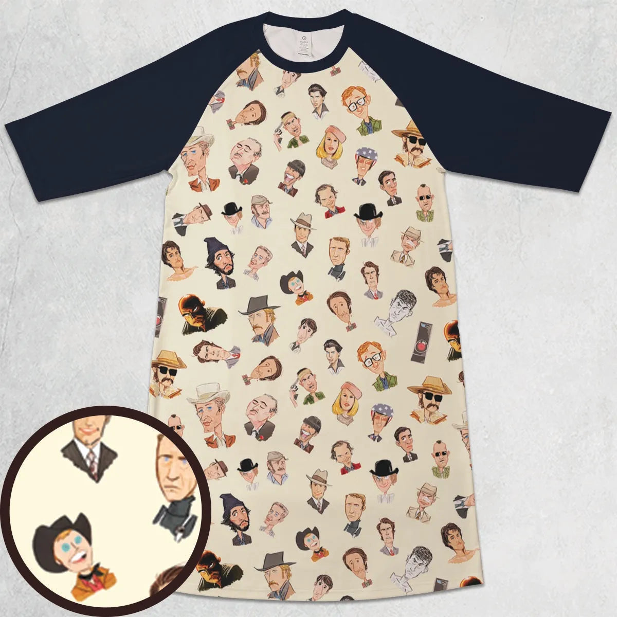3/4 Sleeve Raglan Dress - GHCUYKZU