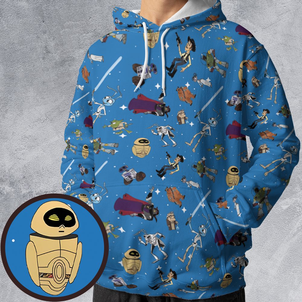 All-over Print Hoodie - NVP3X1KB -  - 1