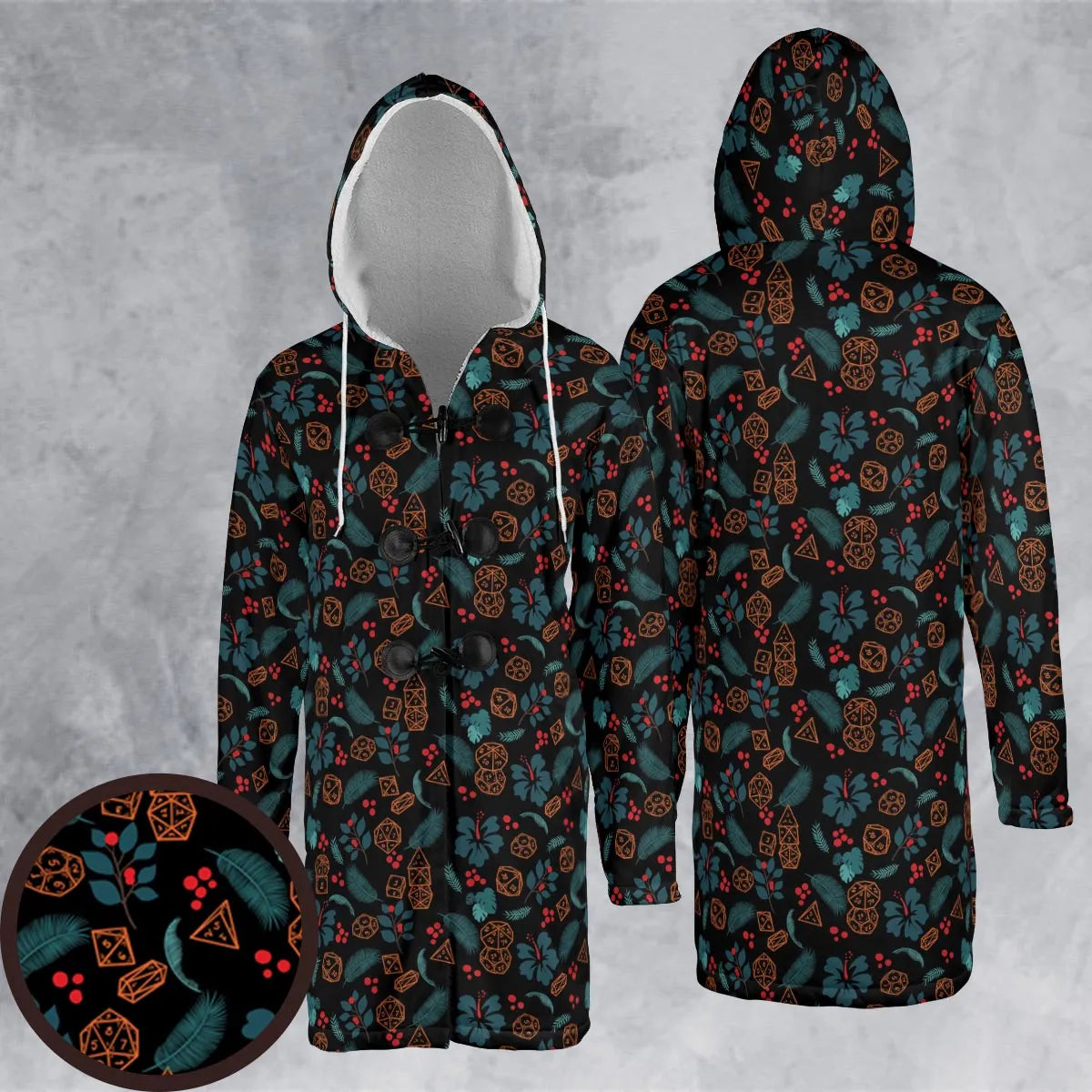 Hooded Cloak Coat - 6TWKXPAB