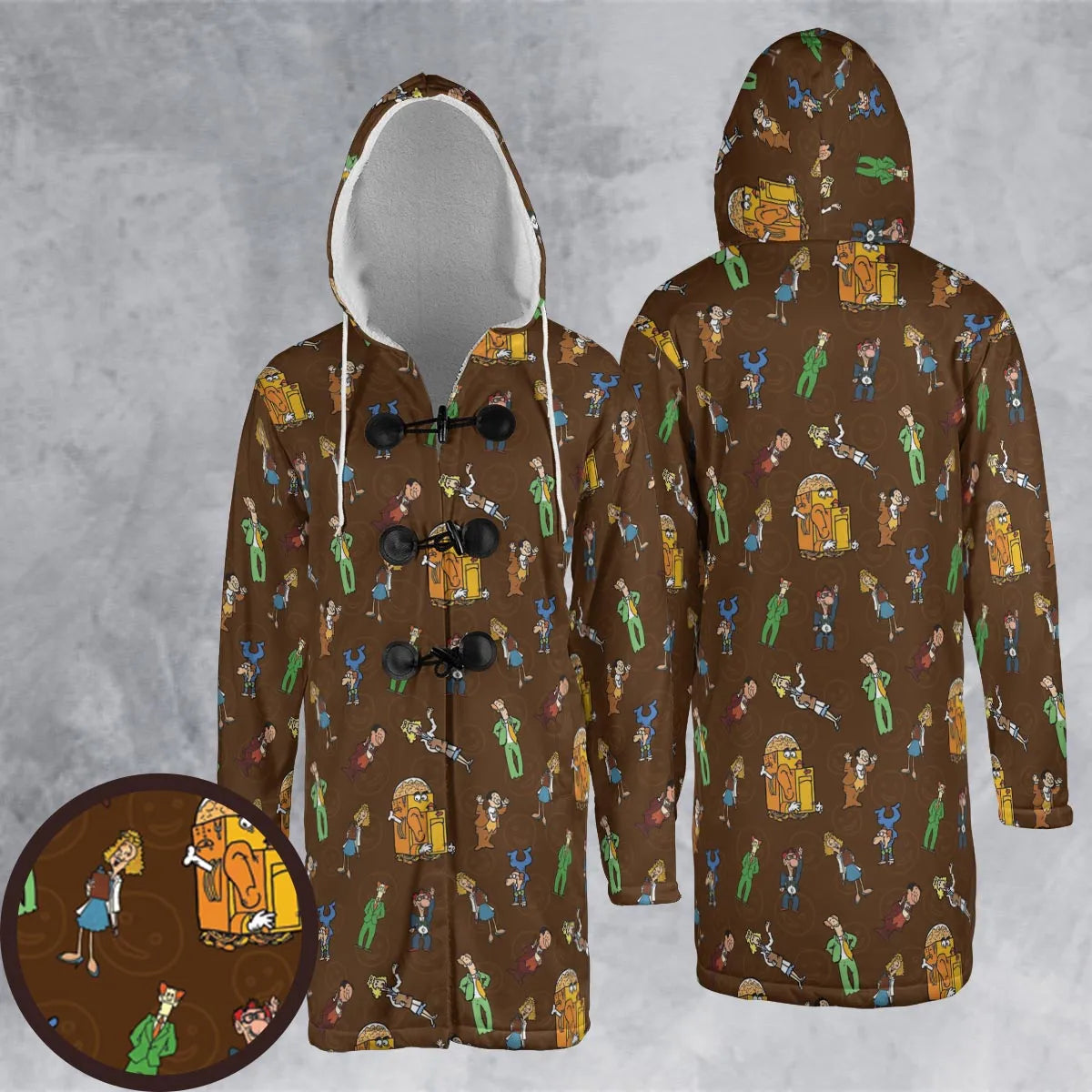Hooded Cloak Coat - S7LQC69F