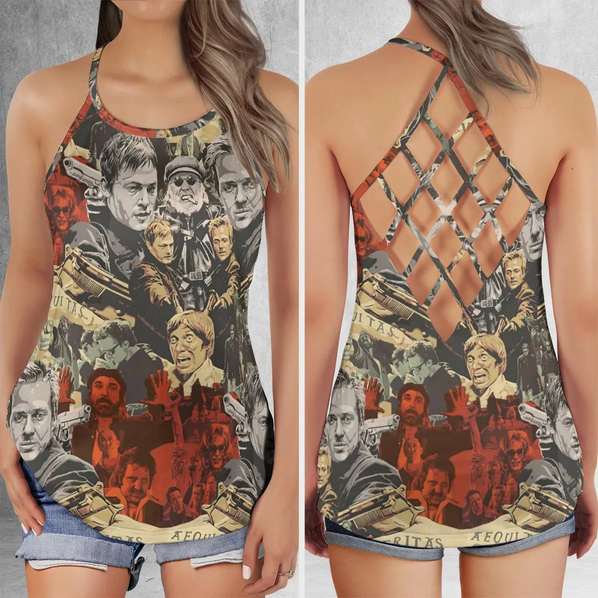 Criss Cross Tank Top - R4N5FYN1