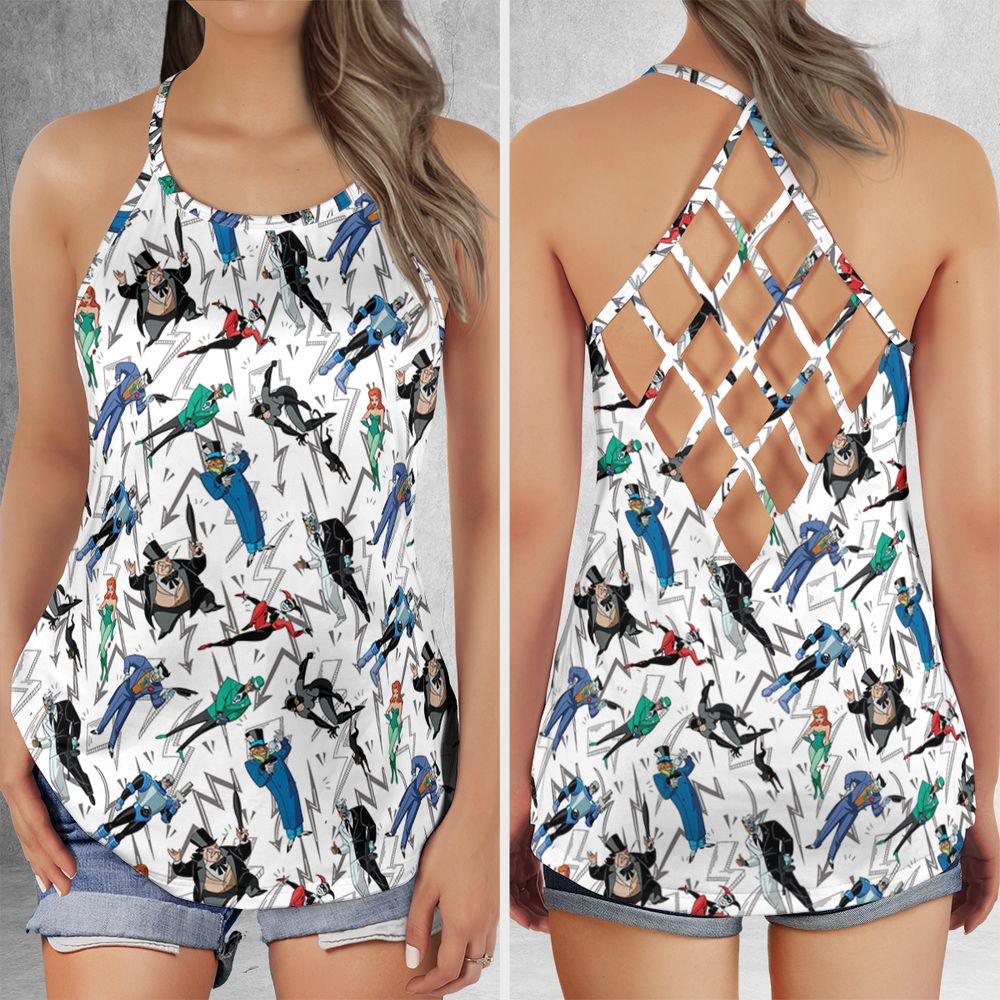 Criss Cross Tank Top -  - 1