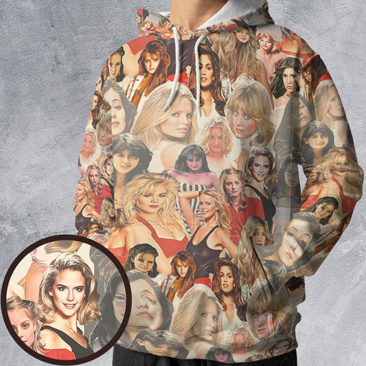 All-over Print Hoodie - XG34UHJ8 -  - 1