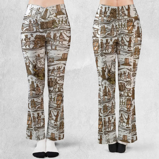 Flare Leggings - BRNRQPGT