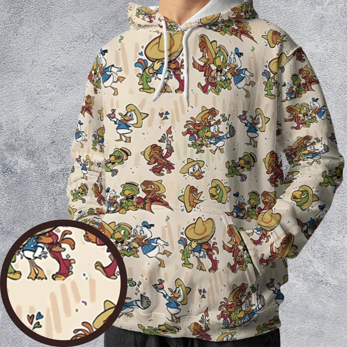 All-over Print Hoodie - J63FXM3Z