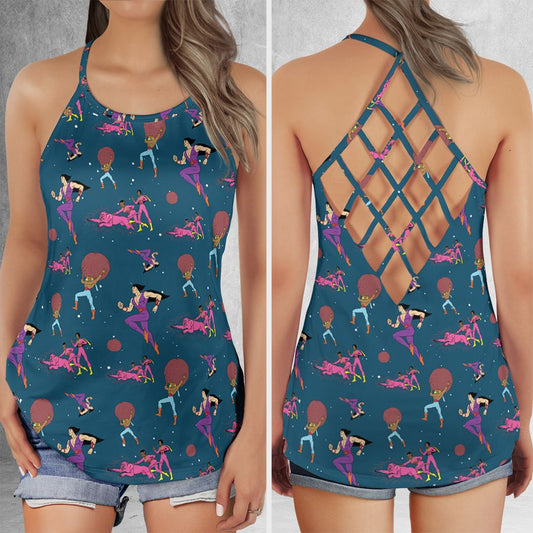 Criss Cross Tank Top - 61HTLNE5 -  - 1