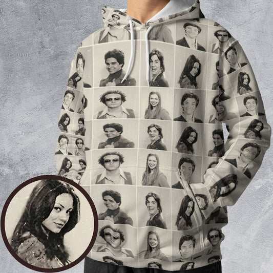 All-over Print Hoodie - 6TP7J8H7 -  - 1