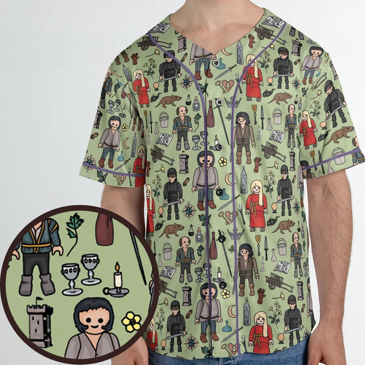 Unisex Baseball Jersey - C552S9X1