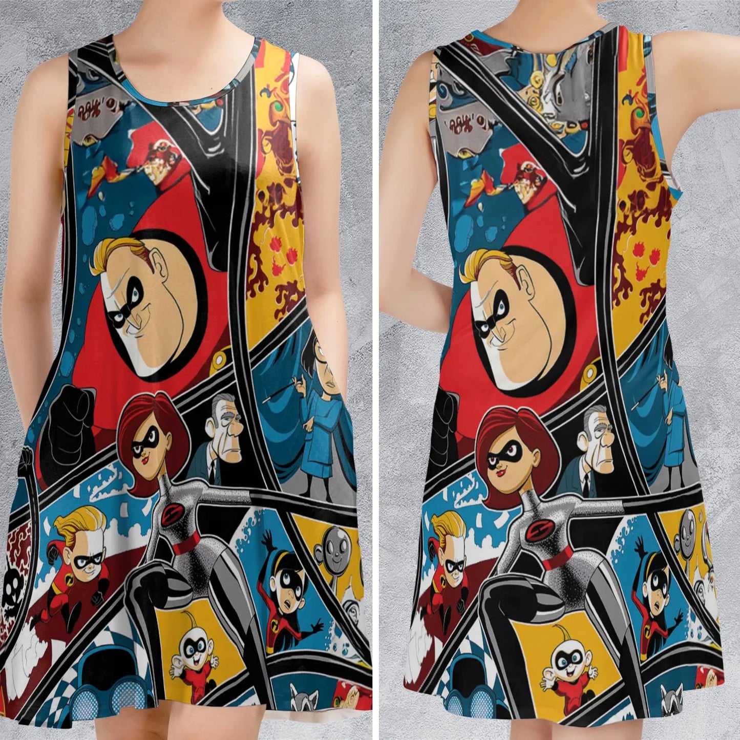 Sleeveless Dress - HMZ3312Q