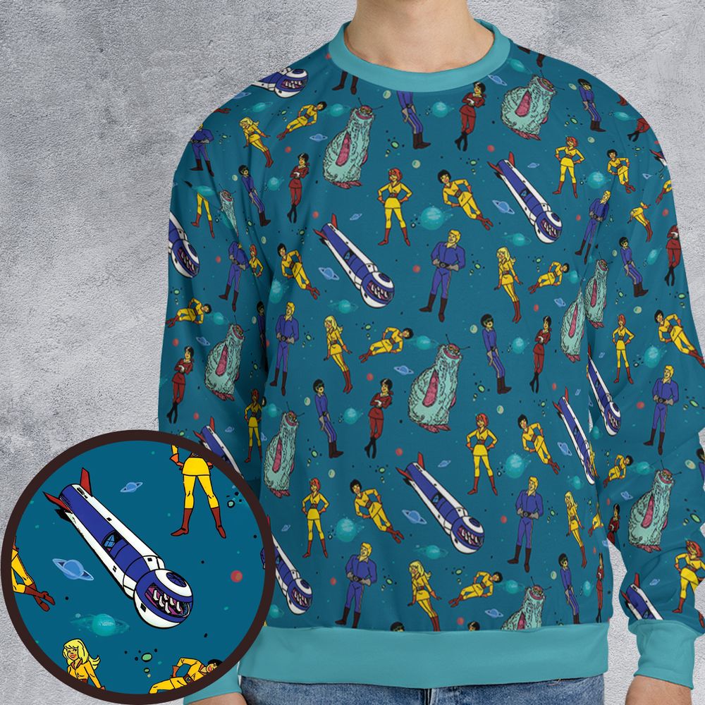 All-over Print Sweatshirt - HG6YZ9WU -  - 1