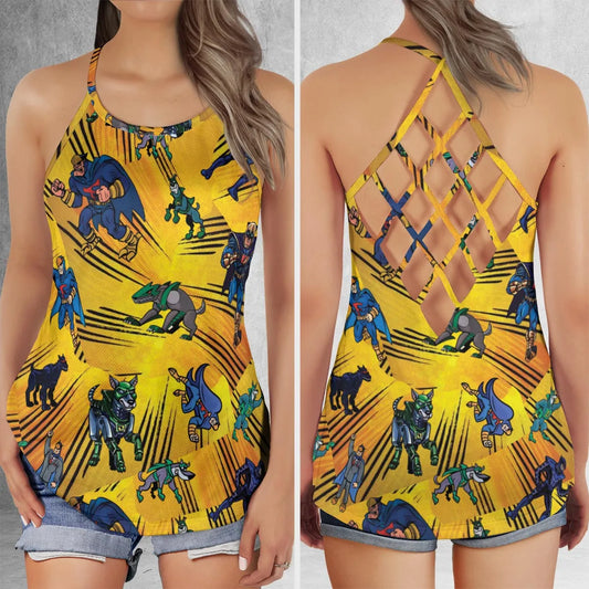 Criss Cross Tank Top - ANW8A8N5