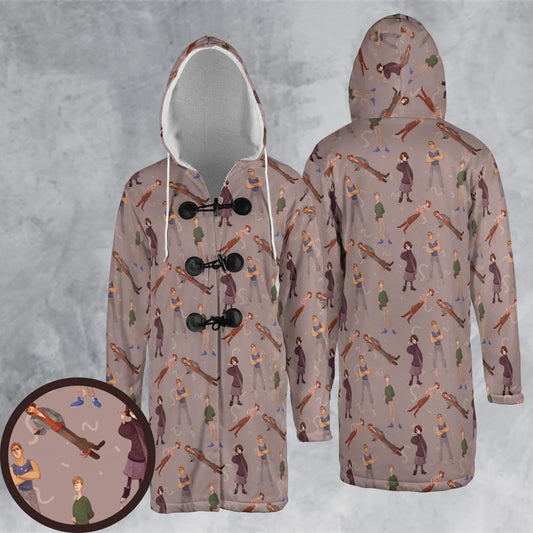 Hooded Cloak Coat - CAFPE6HZ