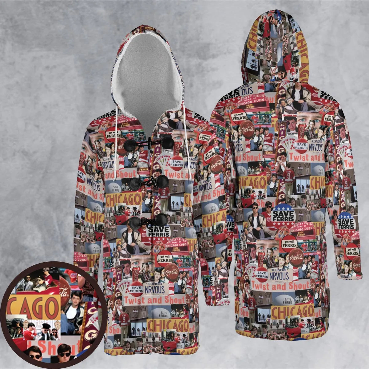 Hooded Cloak Coat - 44WQ8864