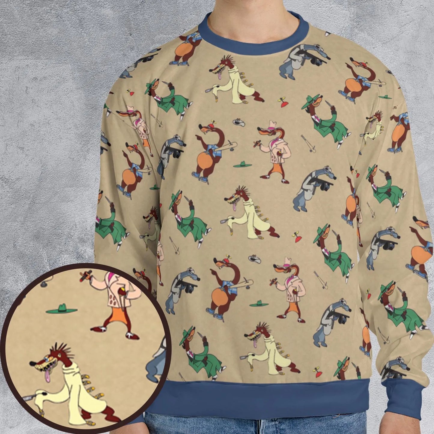 All-over Print Sweatshirt - W4GP6628