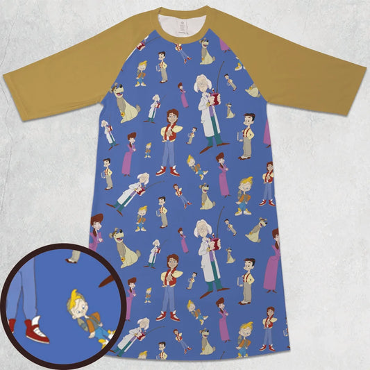3/4 Sleeve Raglan Dress - UB1V3RRG