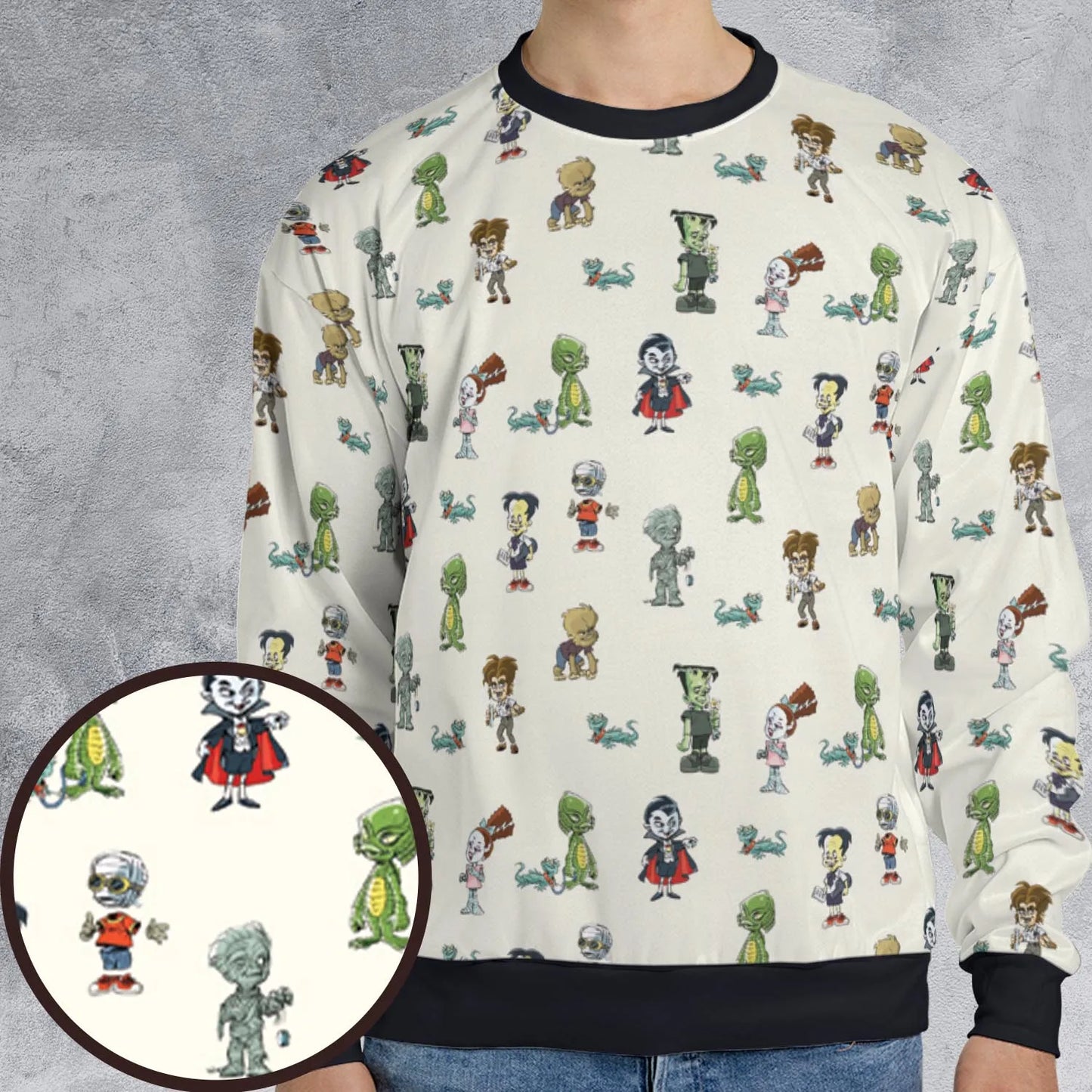 All-over Print Sweatshirt - TRS8EKX2