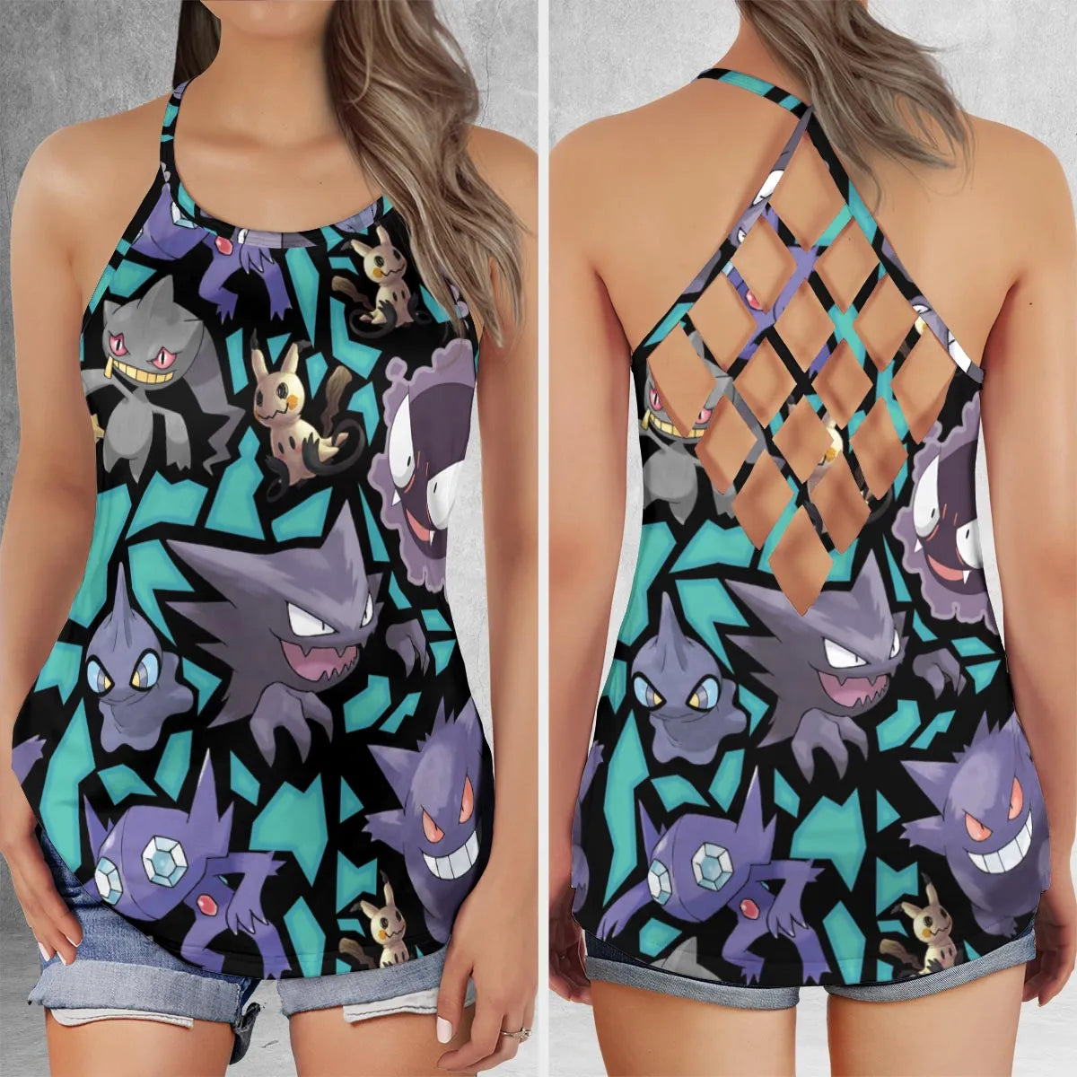 Criss Cross Tank Top - 47VZUJPE