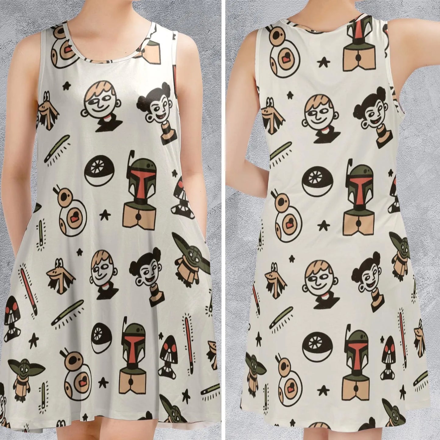 Sleeveless Dress - NVE9BJGE