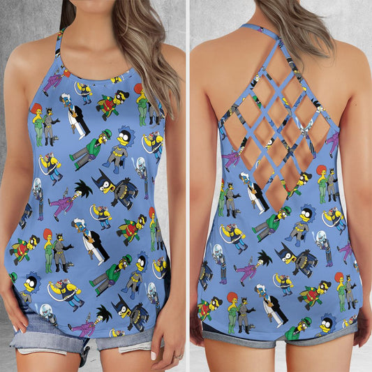 Criss Cross Tank Top - 9S3N3LLG -  - 1