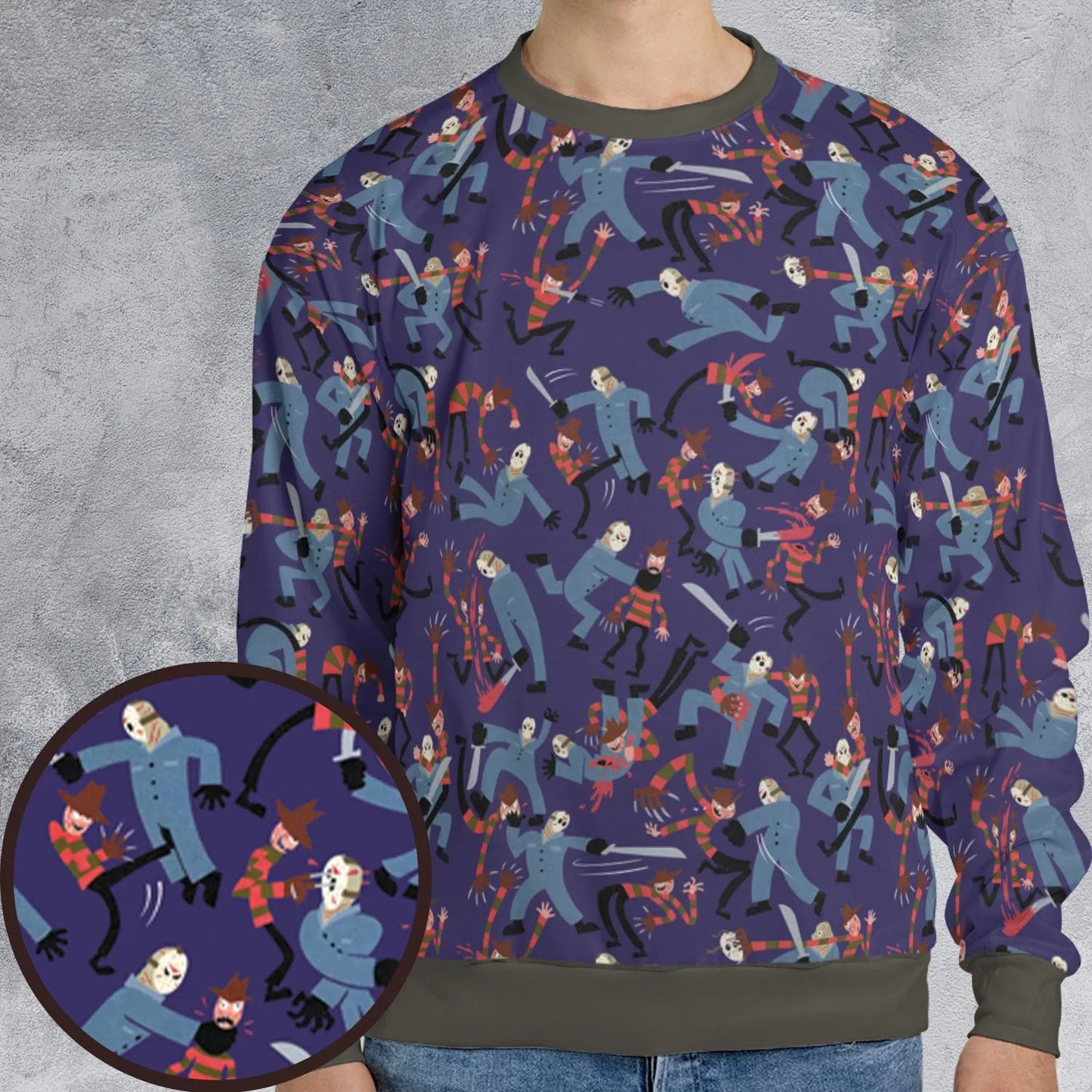 All-over Print Sweatshirt - KEXE2LFE