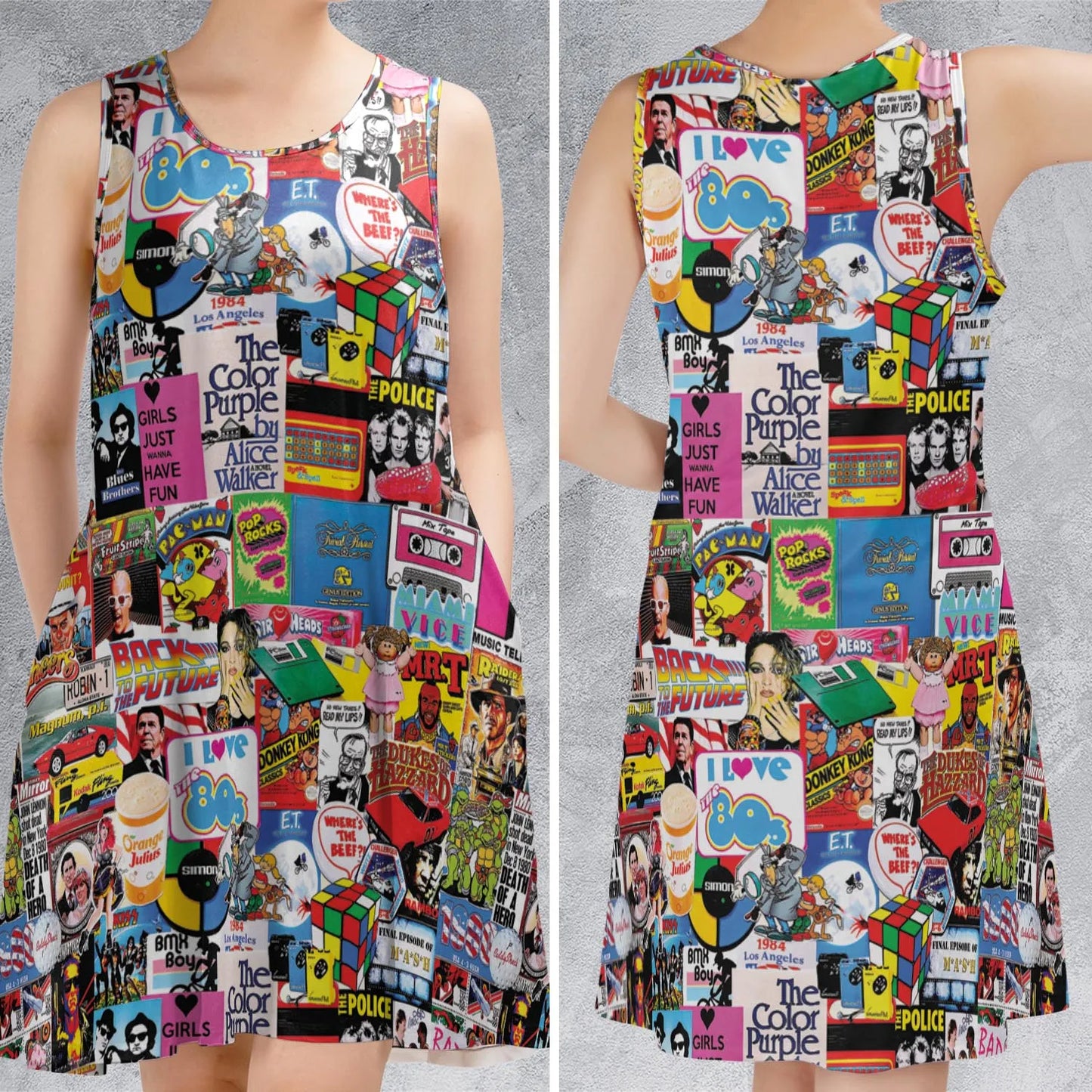 Sleeveless Dress - WXS7KXZ5