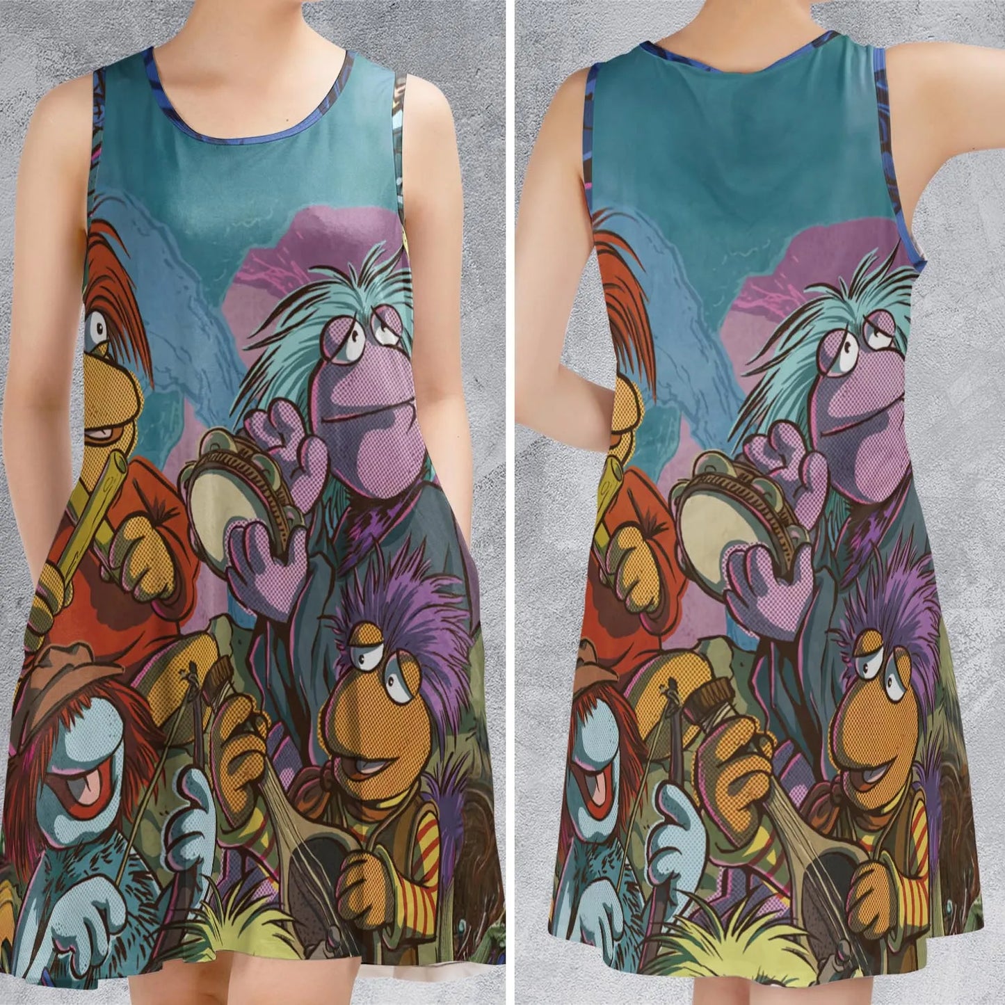 Sleeveless Dress - RVXYNCW4