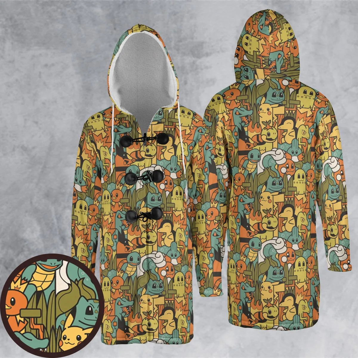 Hooded Cloak Coat - HM7PH77S