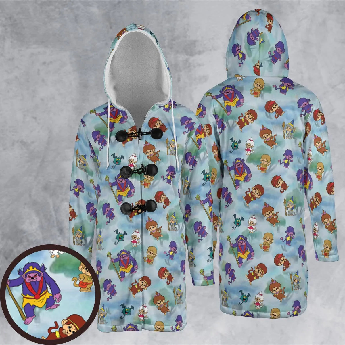 Hooded Cloak Coat - 82BGAHN2