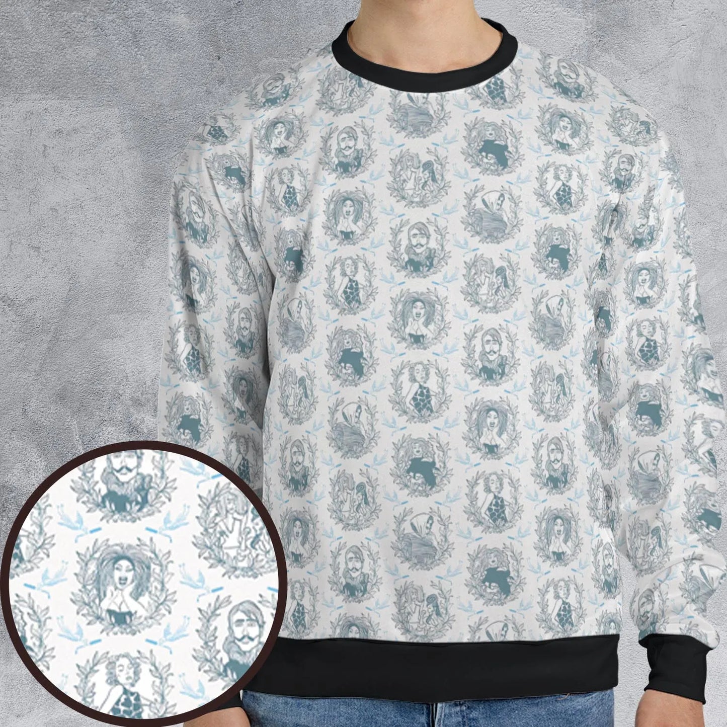 All-over Print Sweatshirt - VDZTZ4Y9