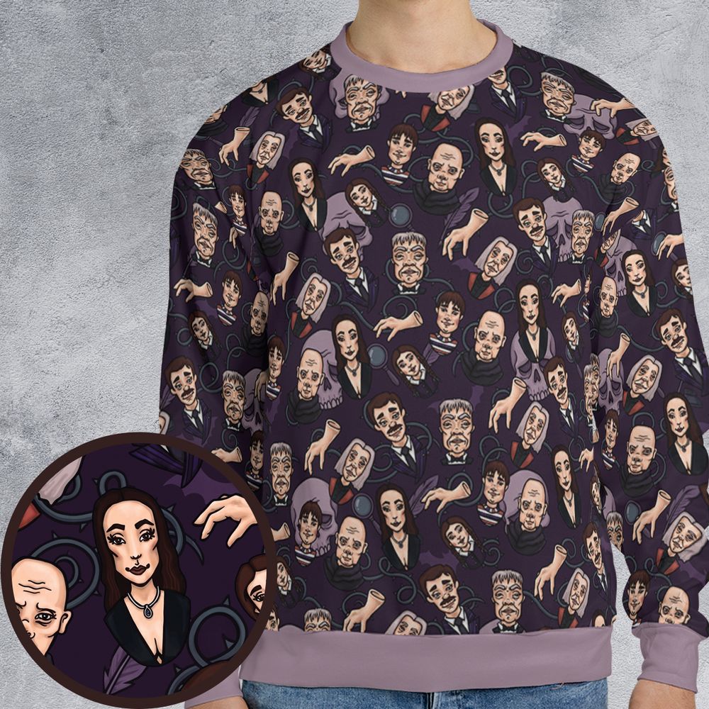 All-over Print Sweatshirt - MNDYMEKQ -  - 1