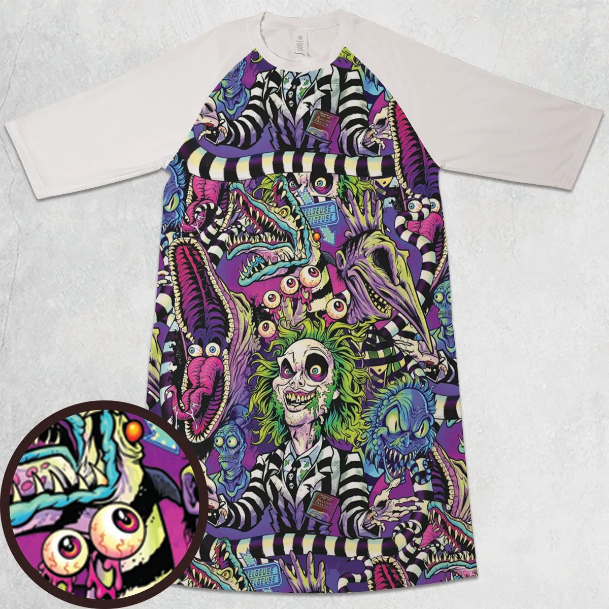 3/4 Sleeve Raglan Dress - AN6UJWHW