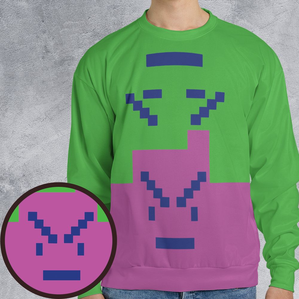 All-over Print Sweatshirt - HFFTFUXN -  - 1