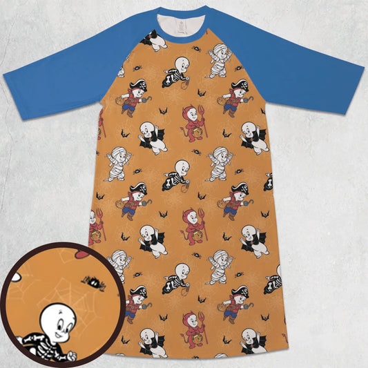 3/4 Sleeve Raglan Dress - XFX4JR1G