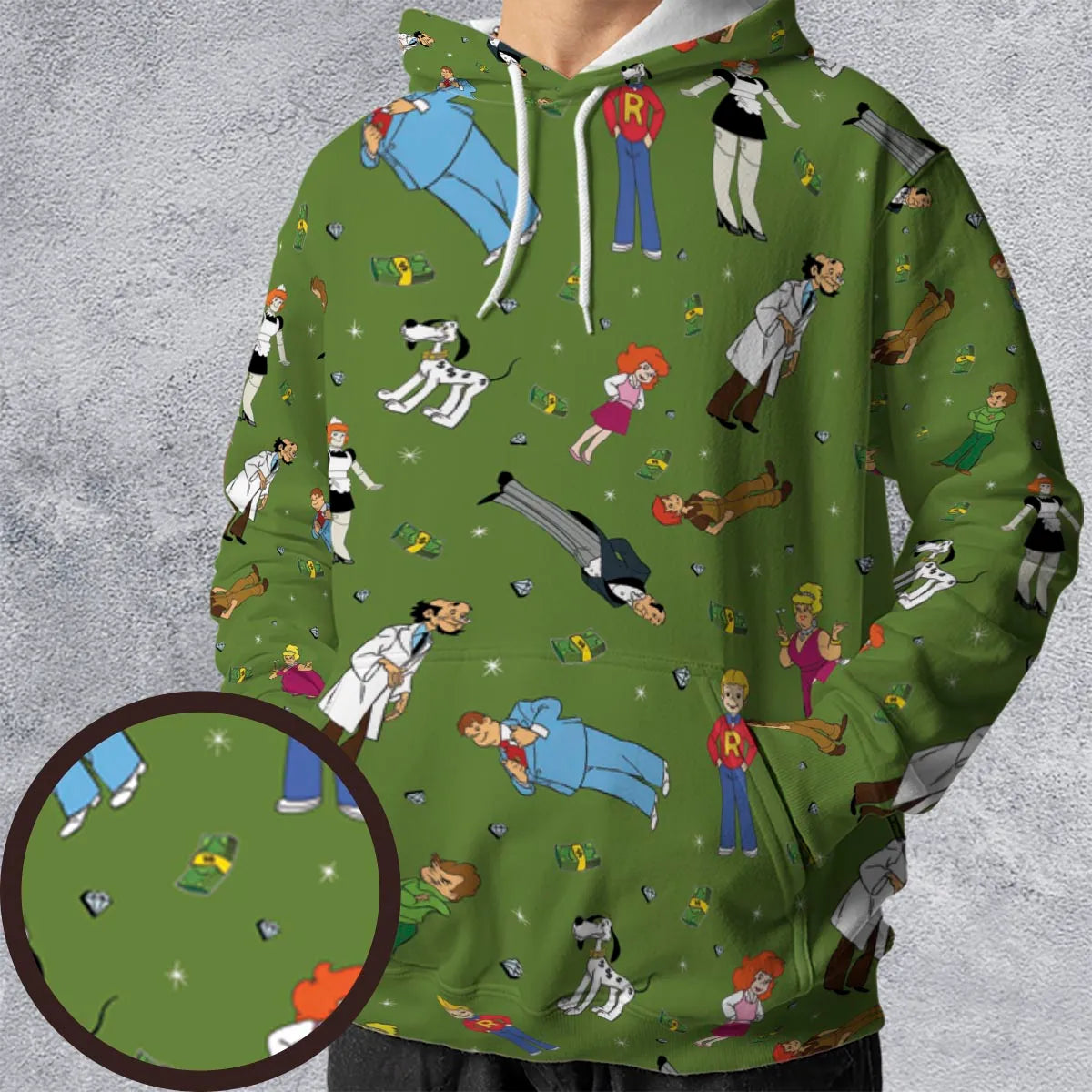 All-over Print Hoodie - NWXVEU7Y