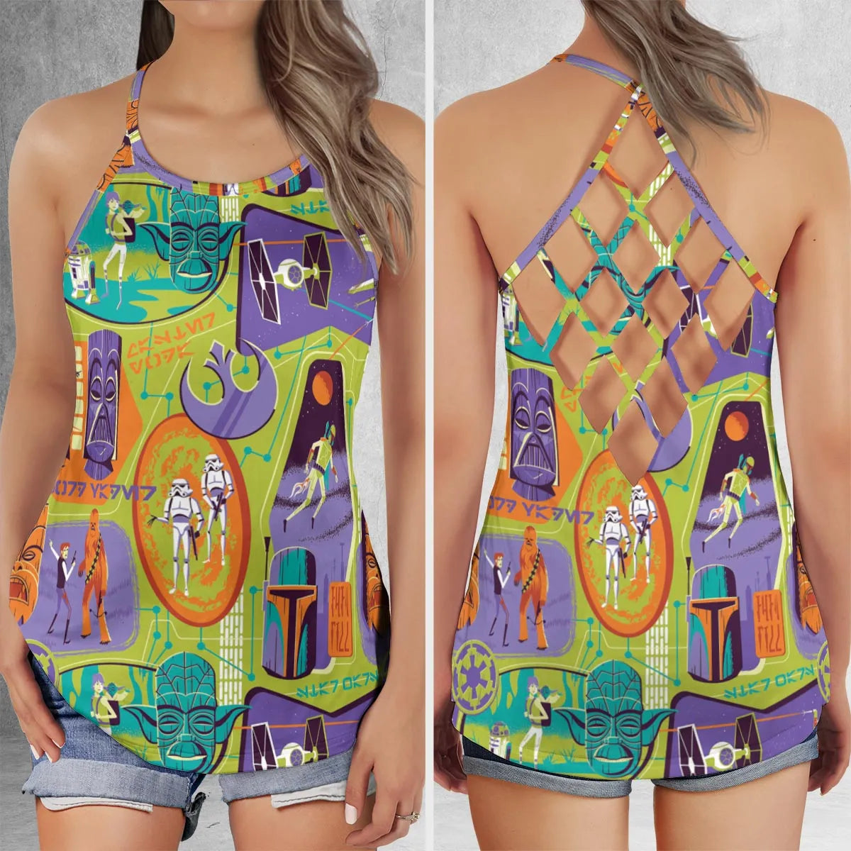 Criss Cross Tank Top - 1PWQHFA5