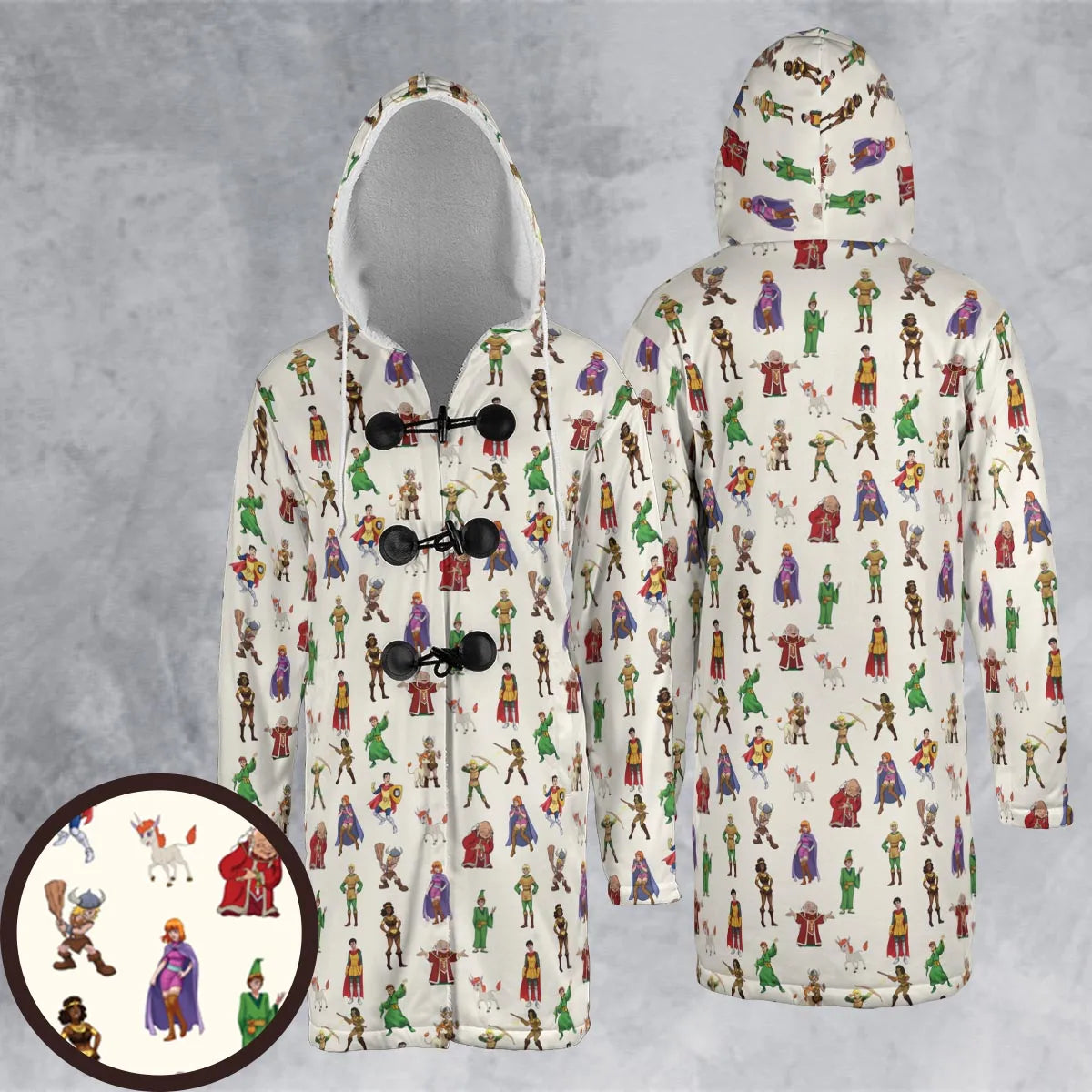 Hooded Cloak Coat - 2MRQGDWF