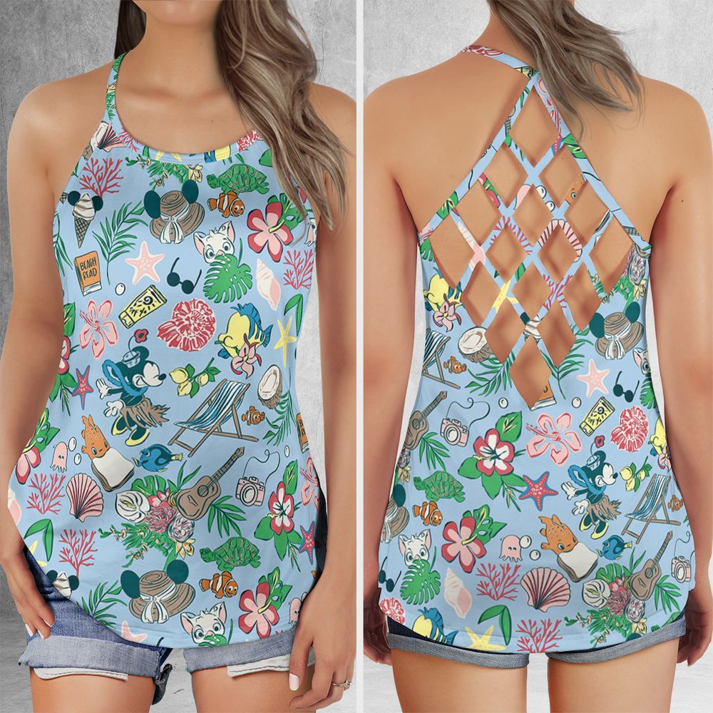 Criss Cross Tank Top - HPA17FB6 -  - 1