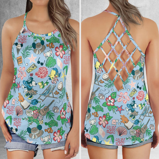 Criss Cross Tank Top - HPA17FB6 -  - 1