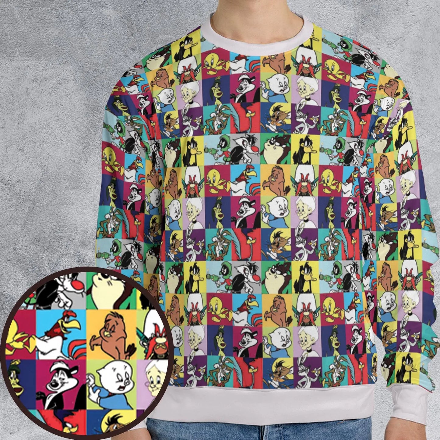 All-over Print Sweatshirt - AMEMHRL5