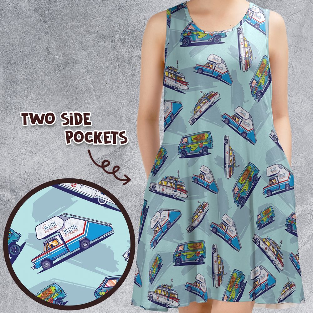 Sleeveless Dress - 5764FAEU -  - 1