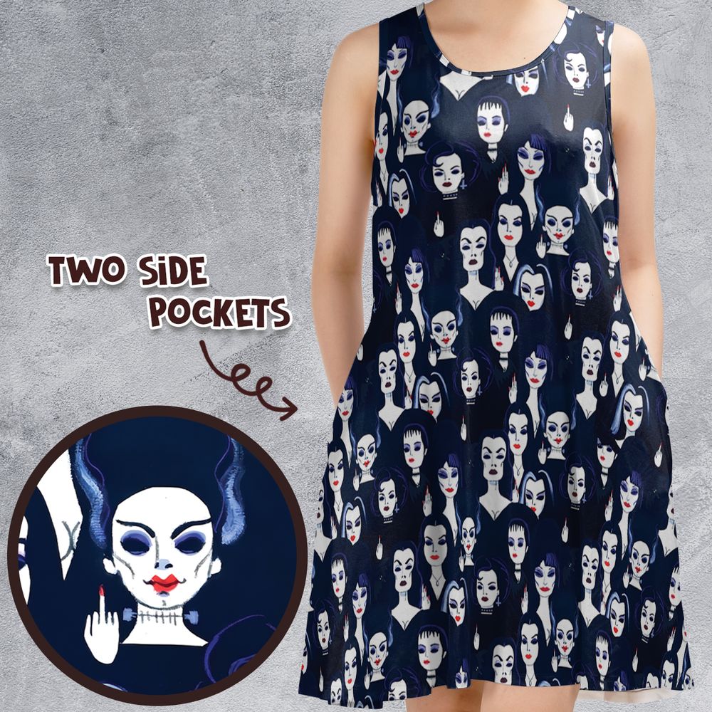 Sleeveless Dress -  - 1