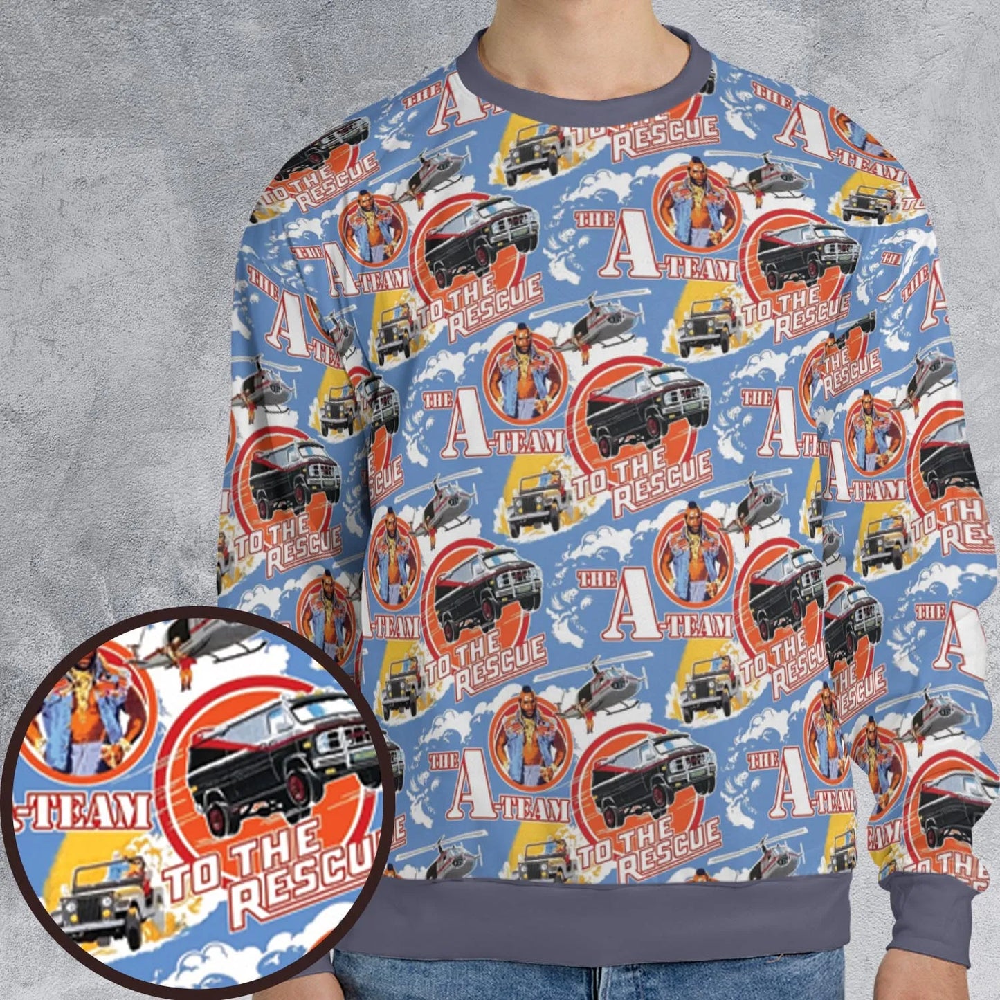 All-over Print Sweatshirt - LVZZMFS4