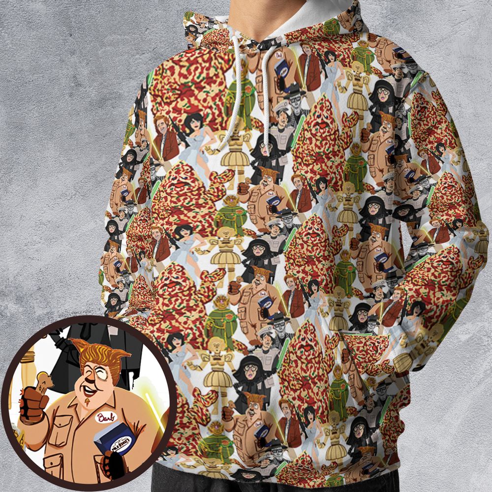 All-over Print Hoodie - 9FWDXR9U -  - 1