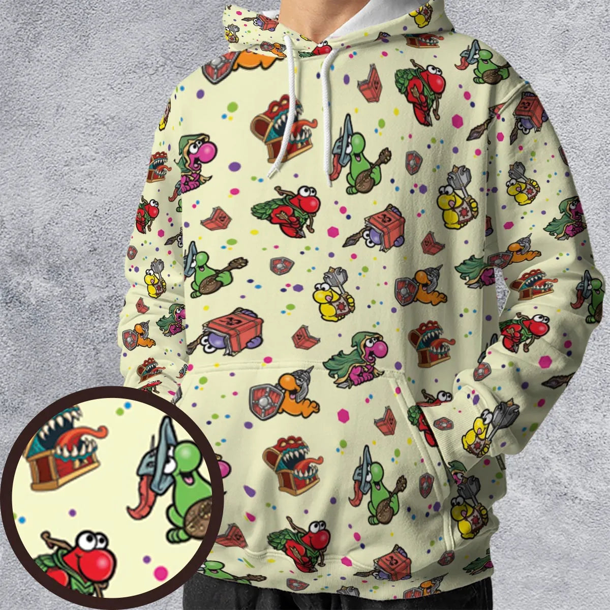 All-over Print Hoodie - 6SGAYPBT