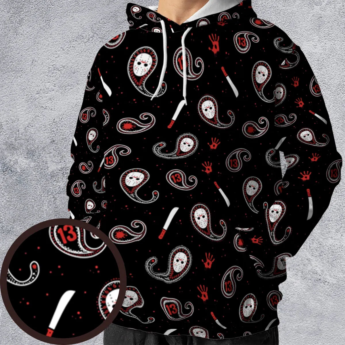 All-over Print Hoodie - 7HK9L87G
